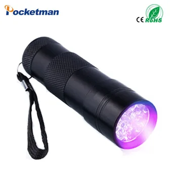 Pocketman UV led фенерче UV фенерче 395нм Лампа виолетова светлина, UV-Линтерна, използвана за откриване на петна от урина от домашни животни, за риболов на scorpions
