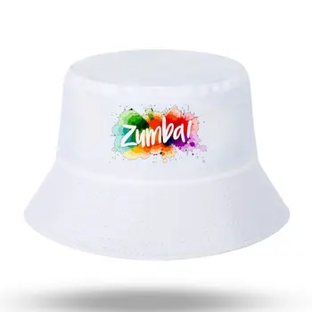 Любовта е Танц на Zumba Принт на Мъже, Жени Кофа Шапка Открит Слънцезащитен Крем Плажна Шапка Шапка Рибар Солнцезащитная Туризъм Риболовна шапка