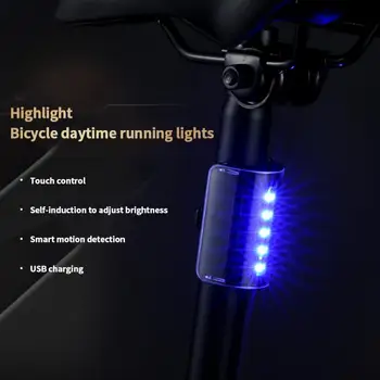Велосипеден Фенера Водоустойчив Мтб Задна Задна Светлина LED USB Акумулаторна Велосипеден Фенер Преносим Светлина Аксесоари за Велосипеда за Наем път