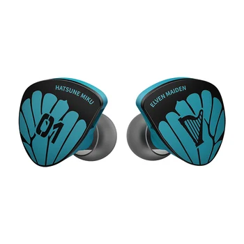 Moeyu & MOON-DROP Co маркови слушалки hatsune miku Aria Moeyu Elven Maiden динамични слушалки-втулки 2-пинов Разъемный кабел 0,78 мм