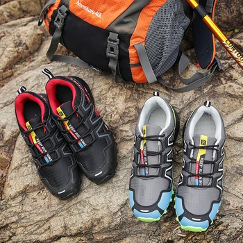 Модерен мъжки туристически обувки Дишащи обувки за разходка На открито Удобни маратонки Нови Маратонки за бягане 39-48 Zapatos De Hombre