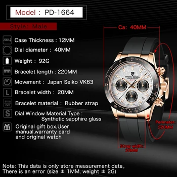ДИЗАЙН на PAGANI 2021 Нови кварцови часовници Най-добрата марка на Луксозни Ръчни часовници за мъже Хронограф 100 М Водонепроницаемое сапфирен Кристал Reloj Hombre