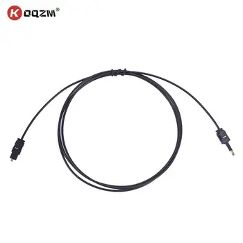 1 Метър аудио кабел Toslink Цифров Оптичен аудио кабел SPDIF Тел За Toslink Към Мини-Штекеру 3.5 мм аудио жак Кабел