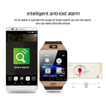 Професионални Смарт Часовник с Камера DZ09 Слот за SIM-карти TF СЪС защита от загуба на Bluetooth-съвместими Смарт часовници за Android и Ios