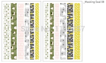 корейски хартиени Стикери за прикриване на печати за diy,Декоративни Стикери от самозалепваща се лента за Scrapbooking