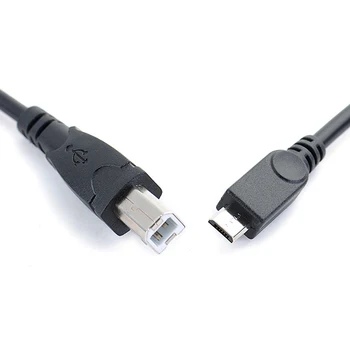 1 м 3,2 метра Micro USB Конектор За USB Тип B Мъжки OTG Кабел За Трансфер на Данни За Мобилен Таблет Принтер