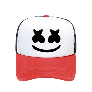 Мъже, Жени бейзболна шапка с това Регулируема Усмивка На лицето си Слънчеви шапки Мода DJ Bone Пънк Стил Хип-хоп Цветна шапка BAG4229