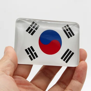 3D магнитен хладилник Мианмар туристически сувенир в чонглимене националния флаг на Южна Корея магнит магнити за хладилник за събиране на подаръци