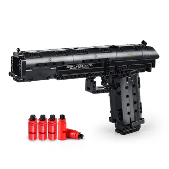 Нов Набор от блокове играчка пистолет MOC 563 бр. Строителни блокове Desert Eagle Тухли Класически модел пистолет Комплекти, Играчки за момчета, Подаръци