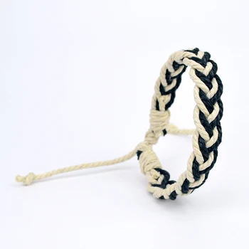 Памучни и ленени тъкани гривни Аксесоари за дрехи Оригинална ръчно с въже ръчно изработени #FY104