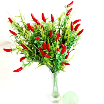 Чудесен 1 Букет От Изкуствени Цветя, Черен Пипер Сватбен Коледна Декорация За Градината