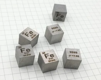 1 парче Желязо с висока чистота, 4N метален желязо периодичен феномен куб 10 мм Fe 99,99 iron куб