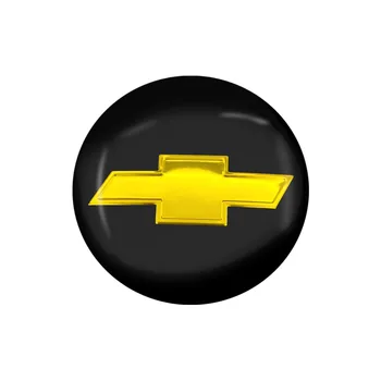 4шт Център на Колелото на Автомобила Капачката на Главината на Иконата за Логото на Емблемата на Стикер Стикер Стайлинг За Chevrolet cruze silverado spark captiva Onix Regal GL8