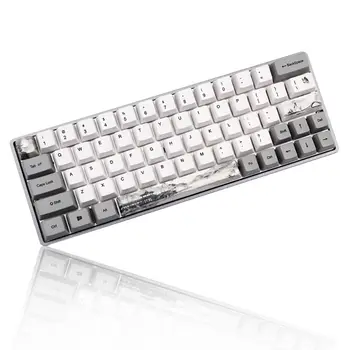Механична клавиатура с сублимация мастило с харесван капачки за ключове PBT OEM-профил, Съвместим с клавиатура GH60 GK61 GK64