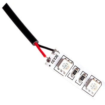 10шт 1 М 3,3 ФУТА 5 В 2-пинов Тел USB Кабел Конектор от луженой мед с Правилата конектор за USB един-цветен led лента лампа
