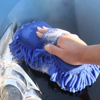 Коралови Гъба За миене на коли Гъба за почистване на Детайли за грижа за автомобила Четка за почистване на гъба Авто Ръкавици За полагане на Почистващи препарати