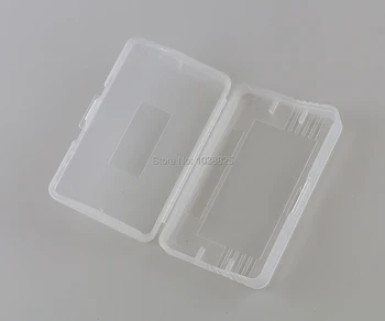 Прозрачни Пластмасови Слот Договори За касети Кутия За Съхранение на Защитно покритие на Притежателя на Калъф за Nintendo GBA SP, Game Boy Момче GBA 50 бр./лот