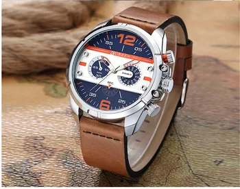 2019 Кварцов часовник CURREN Мъжки Часовници Най-добрата марка на Луксозни Известни ръчен часовник Мъжки Часовник Ръчен часовник Светещи часовници Relogio Masculino