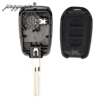 Jingyuqin 3 Бутона за Дистанционно Ключодържател за ключовете за колата Калъф за Renault Dacia Duster 2013 2016 -2018 HU136te VAC102 Калъф за ключове Замени