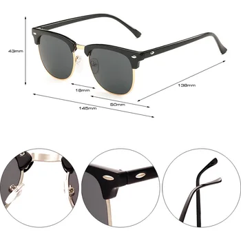 SHAUNA Модерен мъжки квадратни слънчеви очила с огледално покритие Марка дизайнер на годината на Реколтата дамски слънчеви очила за нокти без рамки