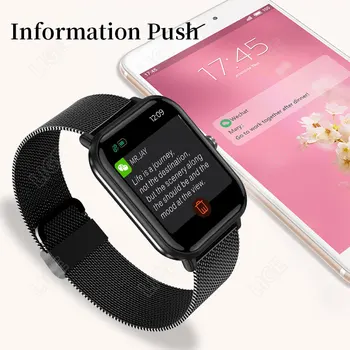 LIGE Нови Спортни Умни часовници За мъже Модни Умни часовници За жени Управление на музика Фитнес гривна Пълен Сензорен Часовници за Huawei, Xiaomi IOS