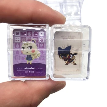 1 Брой Кристална Кутия За Съхранение На Карти Amiibo Кристален Скоростна Ловец На Чудовища 24 Малки Кутия За Съхранение На Карти