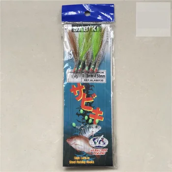 22 Опаковки за морски риболов pesca sabiki и piscatore модула примамки с бодливи куки Набор от фалшиви примамки