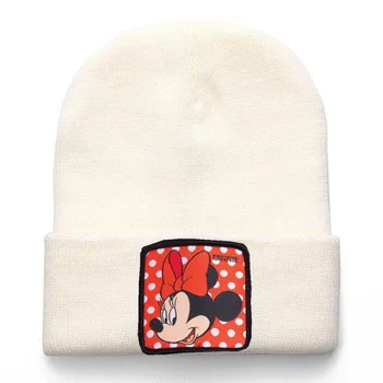 Disney Мини маус Мики Доналд Дък Зимна шапка Карикатура Вязаная шапка за мъже и жени от най-Високо Качество Модерен топла вълнена шапка Зимна шапка на Нова