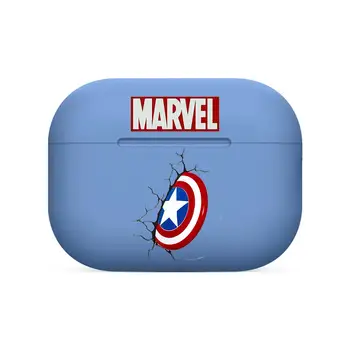 Disney Marvel Super Heroes син за Airpods pro 3 калъф Защитен Калъф за безжични слушалки, Bluetooth, въздушни шушулки airpod калъф air