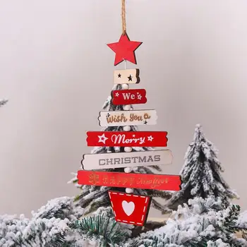 2022 Коледно Дърво, Дървени Окачване Камбанка Висящи Украшения на Окачването Декор Врати и Прозорци на Коледно парти Коледни Подаръци Празнични аксесоари