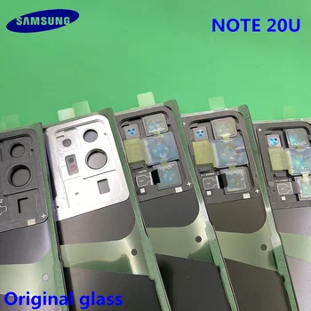 Оригиналната Задна капачка на Капака на Отделението за батерията Стъкло за SAMSUNG Galaxy Note 20 Note20 Ултра Капак на корпуса делото Врати, Смяна на Корпуса