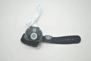 Мултифункционален водоустойчив спортен USB-кабел за зареждане led фенерче за ръчни часовници с червен лазерен перезаряжаемым осветление Тактически фенер