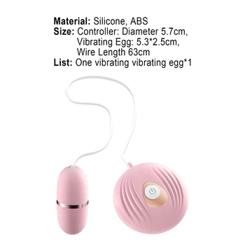 Вибратор за жени, Секс играчки за жени Masturbators 7-Степенна Батерия Водоустойчив Малък Масажор за точка G във формата на миди Вибрираща яйце