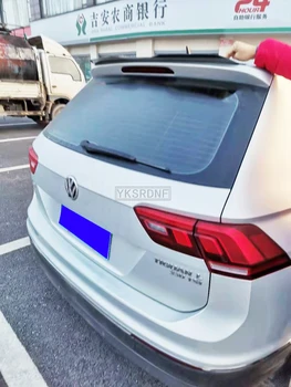 За Volkswagen Tiguan L r line Спойлер 2017 2018 Украса на задното крило на колата ABS Пластмаса Неокрашенная Грунд Заден Спойлер на покрива, багажника