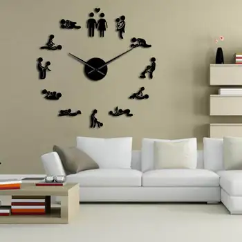 Украса на стените на хола творчески САМ показалеца дигитални стенни часовници забавни тъпо часовник декорация на всекидневна