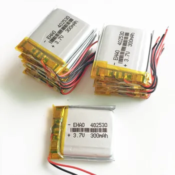 3,7 На 300 mah Литиево-полимерна литиево-йонна батерия литиево-йонна Акумулаторна Батерия 402530 За Mp3 MP4 GPS стерео Bluetooth малка дръжка за четене точки