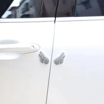 Стикер върху бронята на колата на Крилата на ангела стикери за декорация на врати и Защита на огледала за обратно виждане от надраскване ленти, които предпазват от надраскване
