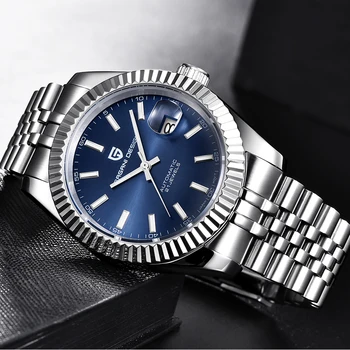 Дизайн на PAGANI PD1645 Мъжките механични часовници на Най-добрата марка на Луксозни Автоматични часовници спортен Часовник от неръждаема стомана за Мъже relogio masculino