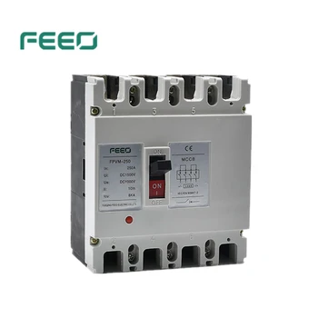FEEO 4P FPVM-250 160A 1000 В Формованный Корпус Автоматичен Прекъсвач за постоянен ток, MCCB