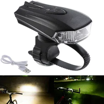 Велосипеден фенер USB Акумулаторна батерия LED Главоболие Предния Фенер Задна Задна Светлина МТБ Велосипедна фаровете Фенер за велосипед Аксесоари за велосипеди