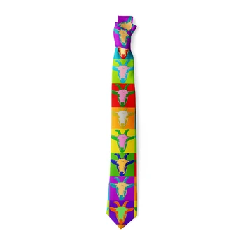 Мода Светкавица Бича Глава с Принтом на Мъжката Вратовръзка-Високо Качество Забавни Аксесоари Мъжка Вратовръзка Случайни 8 см. Найлонов Вечер Сватбен вратовръзка
