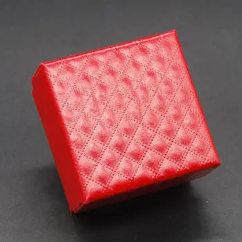 4 цвят квадратна форма на ковчег за бижута обеци пръстени подаръци кутии квадратна кутия 5X5X3 см