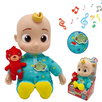Музика Джоджо Плюшен кукла Пее Музикално ковчег със седем вида музика Джоджо Кукла, Детски играчки Кукла-съдружник меки играчки