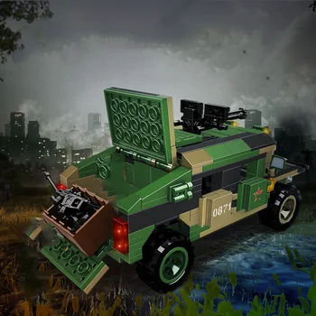Военната серия от Втората световна война Бтр Войници Аксесоари за оръжия DIY Модел за Изграждане на Блокове, Тухли, Играчки, Подаръци