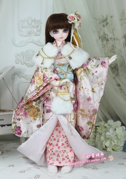 1/4 1/3 мащаб BJD японското кимоно юката комплекти, аксесоари за дрехи за кукли BJD/SD карта не е включена кукла,обувки,перука и друго A0335