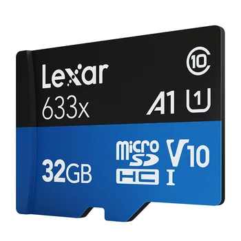 Lexar 633x Карта Micro SD 32 GB 64 GB 128 GB, 256 GB, 512 GB, 100 MB/сек Карти с памет SD/TF Flash-карта клас 10 A1 V30 U3 microSD карта за телефон
