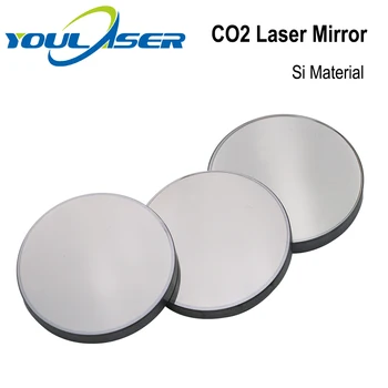 Co2 Лазер Si отразяващи Огледала за Лазерно Гравера Позлатени Силиций, Отразяващи Лещи с Диаметър. 20 25 30 38,1 50,8 мм
