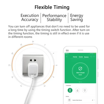 Xiaomi MIJIA Smart Wireless WIFI Изход Обновяване на Изхода за Дистанционно Управление Превключвател на Времето за Броене на Мощност за приложения 