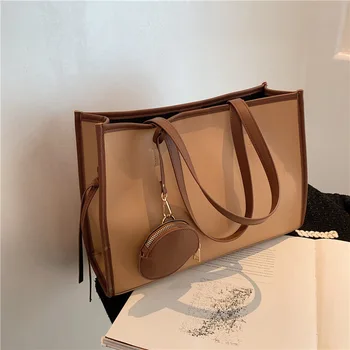 Покупательница Дамски дамска чанта 2021 Проста корея однотонная модерна чанта Bolsas Качествена Дизайнерска чанта с див рамо За женските чанти