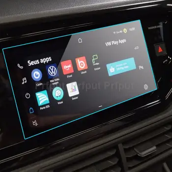 Закалено стъкло за VW Volkswagen Nivus 2021 10.1-инчов автомобилен информационно-развлекателен радио GPS навигация, централна конзола протектор на екрана